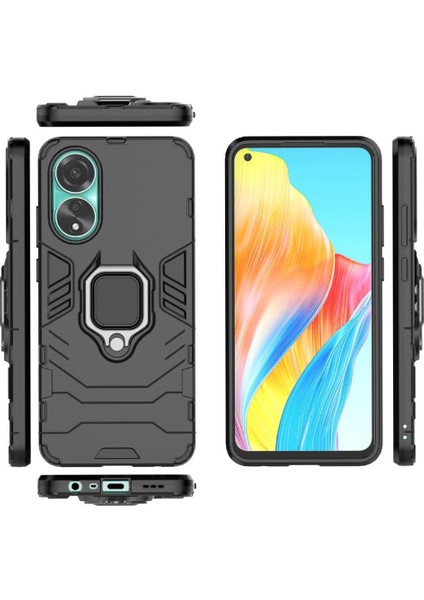 Oppo A78 4g Metal Halka Tutucu Darbeye Için Halka Araç Montaj Kickstand Durumda (Yurt Dışından)