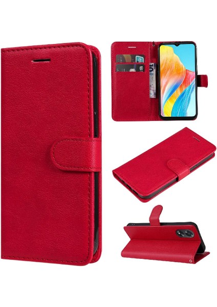 Oppo A38 4g Için Flip CASE/A18 4g Kart Yuvası ile Yüksek Kaliteli Deri Telefon (Yurt Dışından)