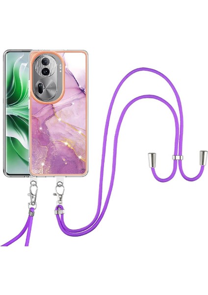 Oppo Oppo 11 Pro 5g Tampon Mermer Anti-Scratch Yumuşak Crossbody Için Kılıf (Yurt Dışından)
