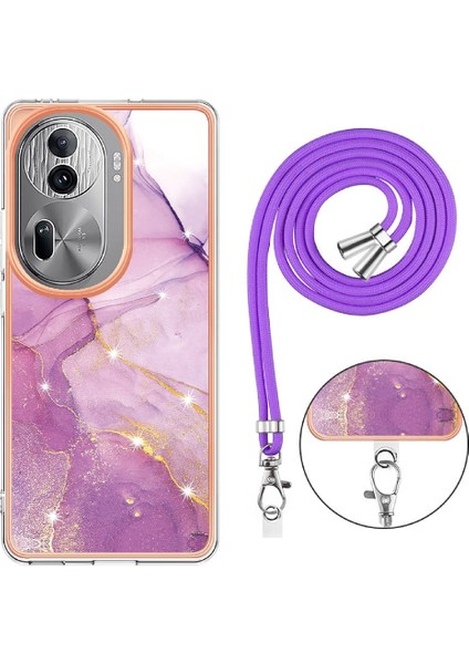 Oppo Oppo 11 Pro 5g Tampon Mermer Anti-Scratch Yumuşak Crossbody Için Kılıf (Yurt Dışından)