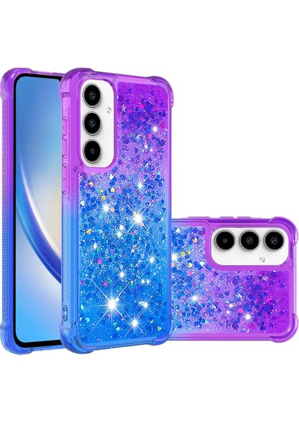 Samsung Galaxy A35 5g Akan Sparkle Hareketli Kapak Temizle Tampon (Yurt Dışından)