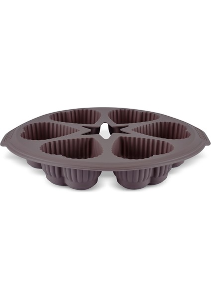 Harmony 6'lı Kalpli Silikon Muffin Kalıbı 28 cm