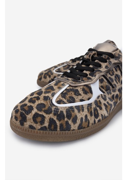 Kadın Hakiki Deri Leopar Sneakers & Spor Ayakkabı 1044 1000-V Bn Ayk Y24 Leopar modelleri