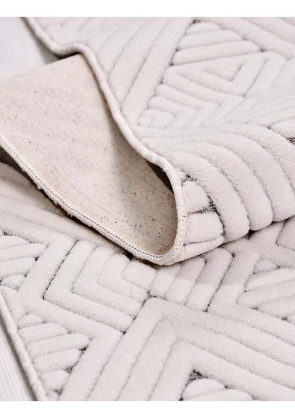 Heler Koleksiyonu HP07 Tozmaz Dekoratif Salon Antre Mutfak Balkon Özel Ölçü Halı Yolluk