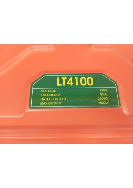 LT4100 Benzinli Monofaze Jeneratör