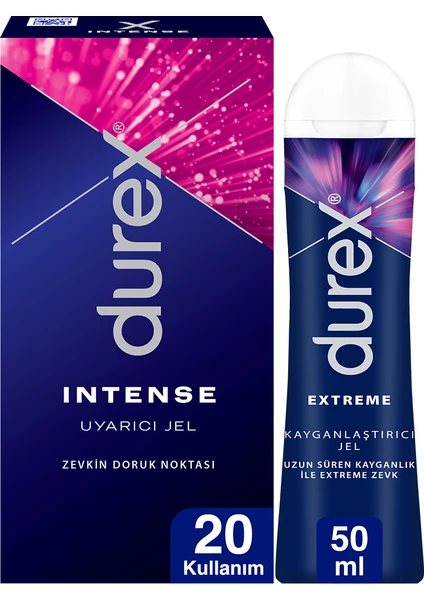 Extreme Anal Kayganlaştırıcı Jel 50ml + Intense Uyarıcı Jel