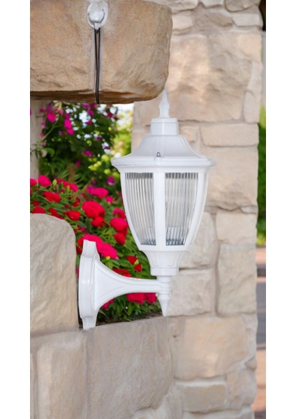 10 Watt Beyaz Işık LED Ampul Dahil, Teras, Balkon, Bahçe Duvar Apliği, Kamelya, Bungalov Armatürü modelleri