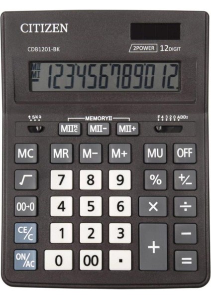 Hesap Makinesi CDB-1201 Bk Büyük Boy