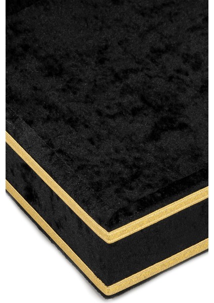 Kadife Kaplı Sandık Hediyelik, Dekor Siyah modelleri