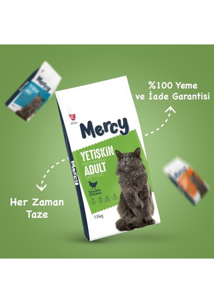 Tavuklu Yetişkin Kedi Maması 15 kg x 2 Adet