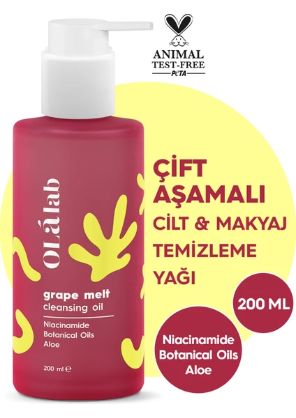 Arındırıcı Makyaj Temizleyici Çift Aşamalı Cilt Temizleme Yağı 200 ml