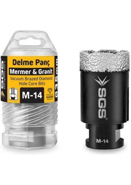 Mermer & Granit Delme Panç M14 - 40 mm