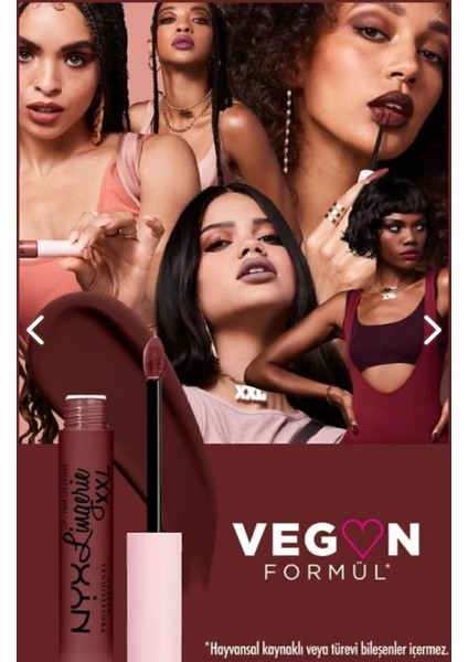 Lip Lingerie Xxl Mat Likit Ruj Deep Mesh modelleri