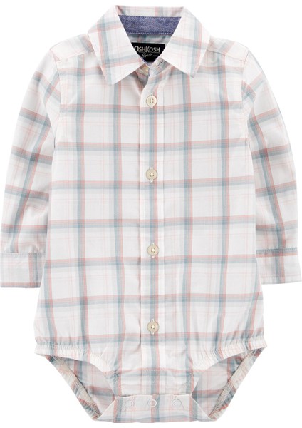 Erkek Bebek Uzun Kollu Gömlek Body