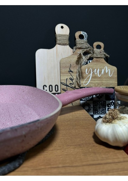 Grill Tava Pembe Granit