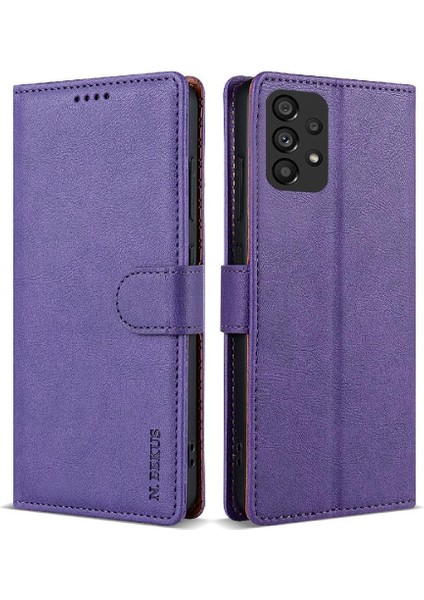 Samsung Galaxy Için Flip Case A52S 5g Anti Kayma Yan Cep Kart Yuvaları (Yurt Dışından)
