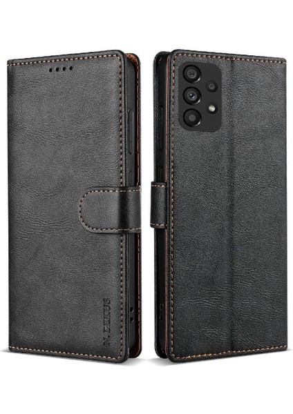 Samsung Galaxy Için Flip Case A53 5g Çift Katmanlı Koruma Kartı Yuvaları (Yurt Dışından)