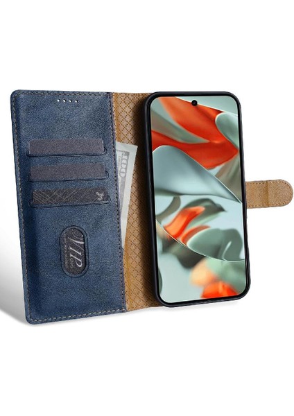 Google Piksel 9 Pro Xl Manyetik Kapatma Anti Kayma Kart Yuvaları Için Flip Case (Yurt Dışından) fırsatları