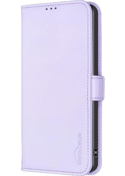 Xiaomi Poco M6 4g Manyetik Kickstand Darbeye Tpu Iç Pu Için Flip Case (Yurt Dışından)