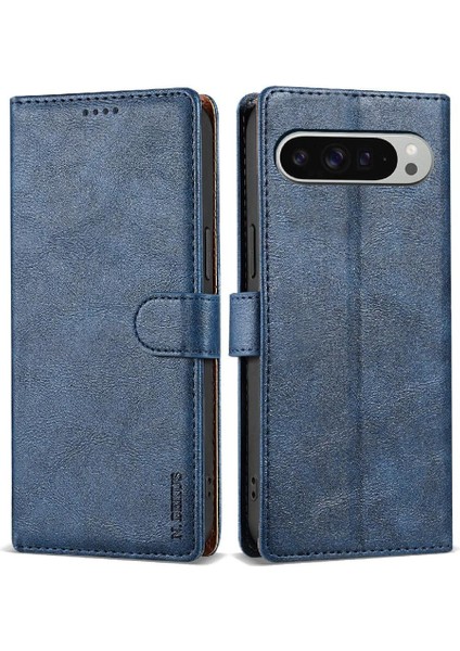 Google Piksel 9 Pro Için Flip Case Yan Cep Anti Kayma Manyetik Kapatma (Yurt Dışından)
