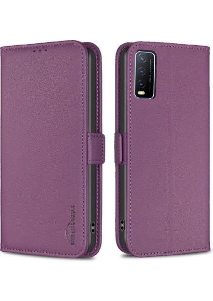 Vıvo Y20/YVIVO Kickstand Manyetik Darbeye Tpu Iç Kabuk Için Flip Case (Yurt Dışından)