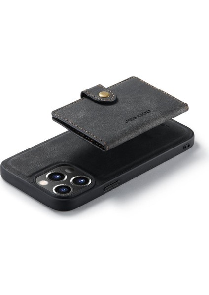 IPhone 13 Için Kılıf Pro Max Cardholder Standı Ayrılabilir Manyetik Tasarım (Yurt Dışından)