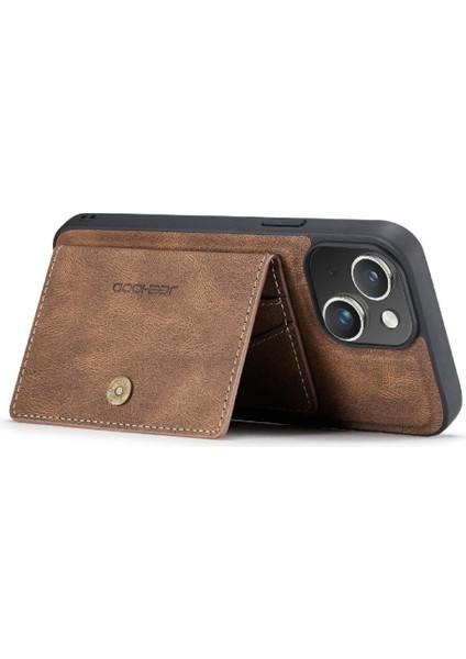 IPhone 15 Için Kılıf Ayrılabilir Manyetik Tasarım Cardholder Magsafe Standı (Yurt Dışından) fırsatları
