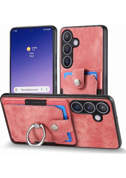 Samsung Galaxy S24 Manyetik Araç Montaj Standı Halka Tutucu Crad Yuvası (Yurt Dışından)