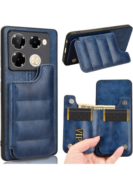 Infinix Not Için Cüzdan Durumda 40 Pro 4g Cüzdan Kılıf Kart Çanta Vegan Pu Kart (Yurt Dışından)