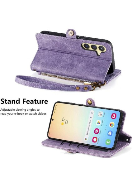 Samsung Galaxy S24 Artı Darbeye Deri Kılıf Için Flip Case Cüzdan Flip (Yurt Dışından) fırsatları