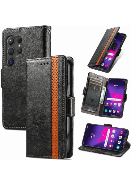 Samsung Galaxy S24 Ultra Cüzdan Çok Renkli Iş Ekleme Için Kılıf (Yurt Dışından) modelleri