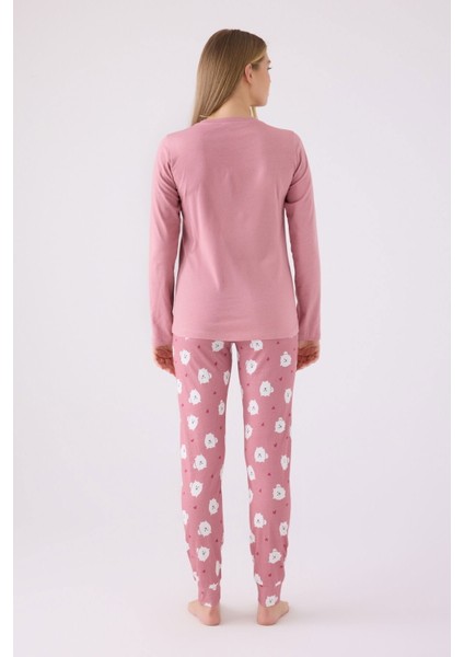 3088 Kadın Uzun Kol Pijama Takım modelleri