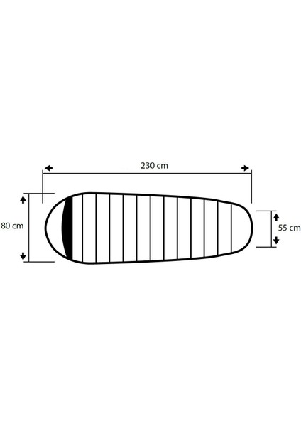 Festa -6'c Cibinlikli Ultralight Uyku Tulumu - 195R, Kırmızı