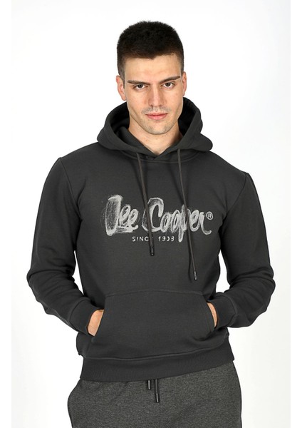 Gregory Erkek Kapüşonlu Sweatshirt Antrasit