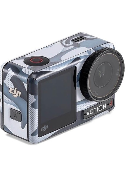 Osmo Action 4 Koruyucu Kamera Çıkartması (Blue Camo) | DJI Türkiye Karacasulu Garantili |