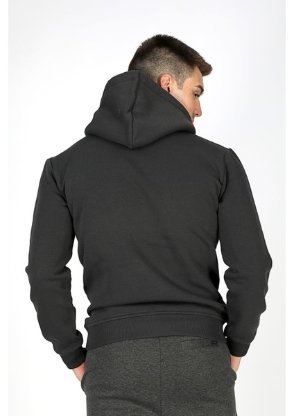 Gregory Erkek Kapüşonlu Sweatshirt Antrasit