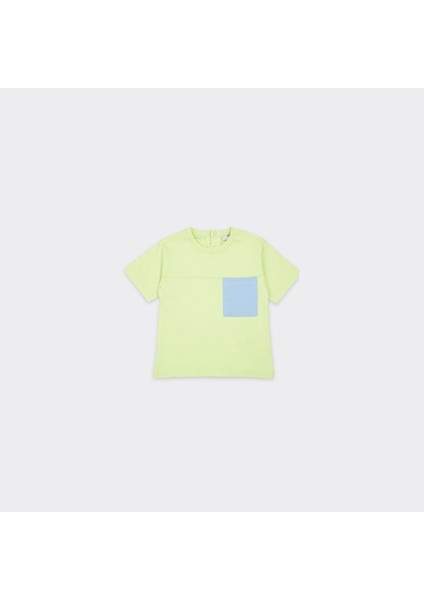 Erkek Bebek Erkek Bebek Cep Detaylı Tişört