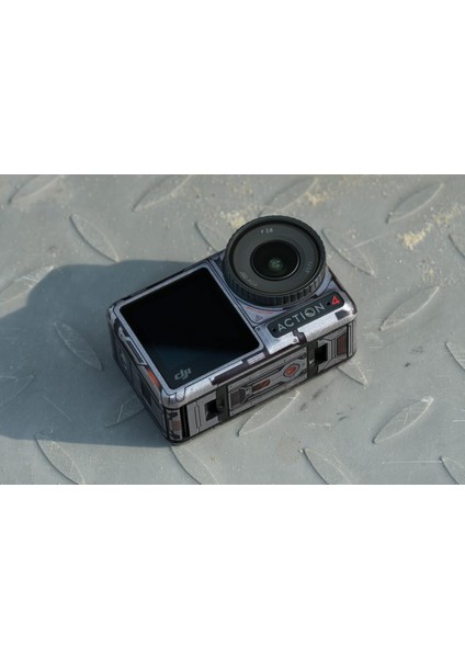 Osmo Action 4 Koruyucu Kamera Çıkartması (Celestial Gray) DJI Türkiye Karacasulu Garantili