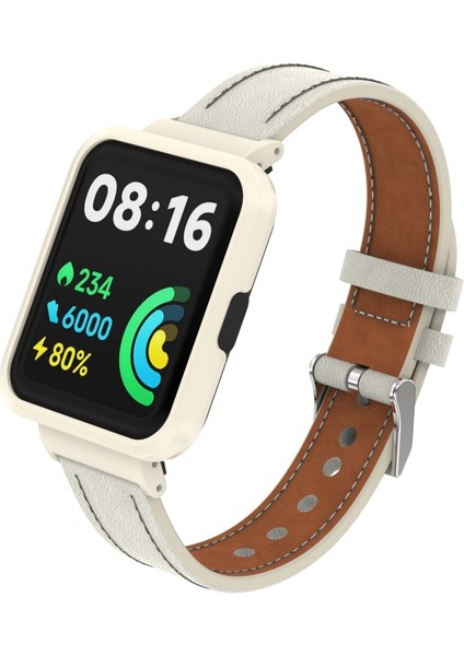 Xiaomi Redmi Watch 2 Için Deri Watch Band (Yurt Dışından)