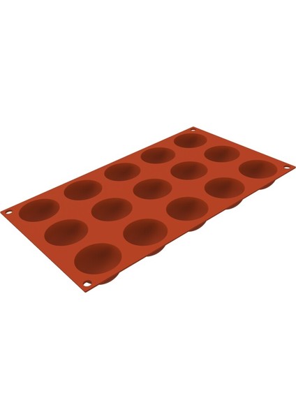 Silikon Pasta Kek Kalıbı Silikomart Yarım Küre 15LI SF545 fırsatları