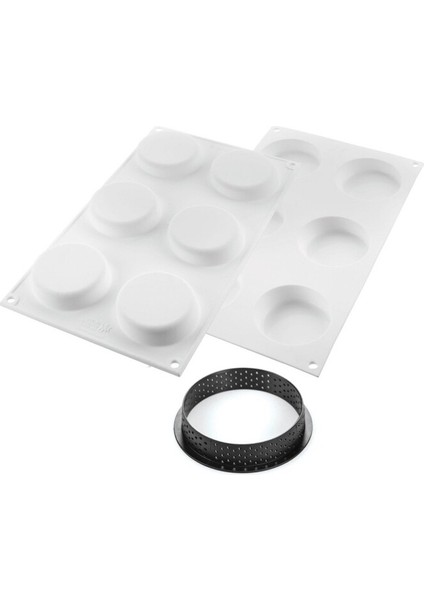 Delikli Tart Kalıbı Kit Tarte Halkası Klassik Ø 70 mm