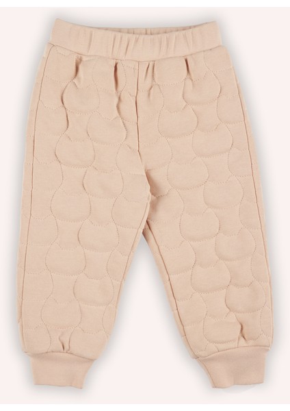 Kız Bebek Kedi Somon Eşofman Alt