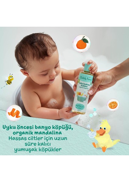 Childs Farm Organik Mandalina Özlü Uyku Öncesi Bebek Banyo Köpüğü 250ml