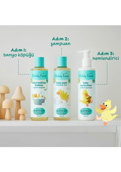 Childs Farm Organik Mandalina Özlü Uyku Öncesi Bebek Banyo Köpüğü 250ml