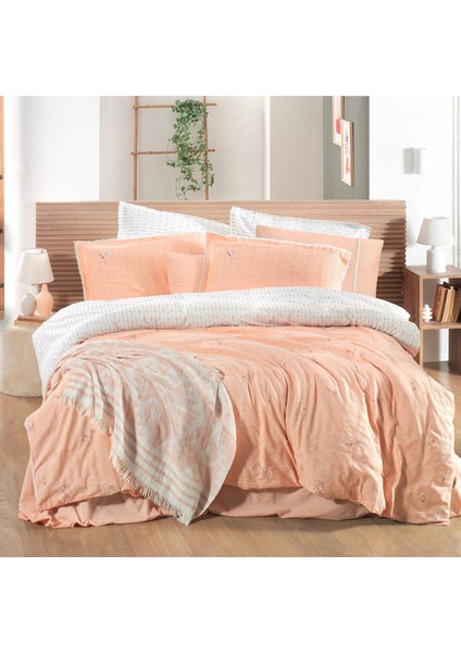 Gracia Somon King Size (Battal Boy) %100 Pamuk Mood Comfort Nevresim Takımı modelleri