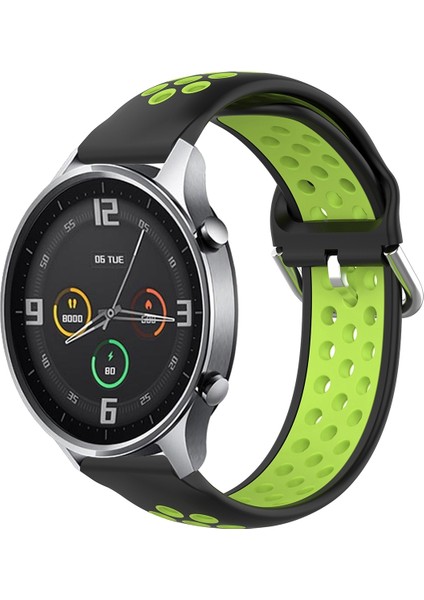 Xiaomi Watch Color Için 22MM Toka Iki Renkli Spor Bilek Kayışı Kordonlu Saat (Yurt Dışından)
