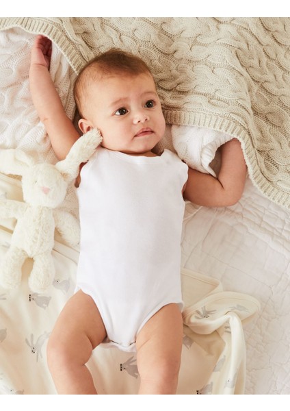Saf Pamuklu 7'li Bodysuit (0-3 Yaş) indirimleri