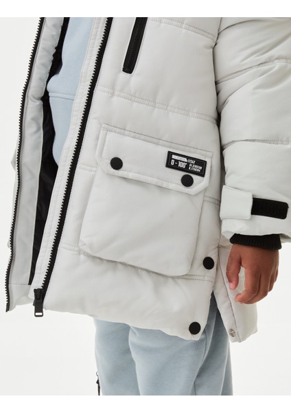 Stormwear: Kapüşonlu Puffer Şişme Mont (2-7 Yaş)