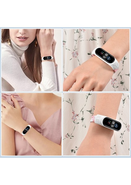 Xiaomi Mi Band Için Silikon Kordonlu Saat L 170MM (Yurt Dışından) indirimleri