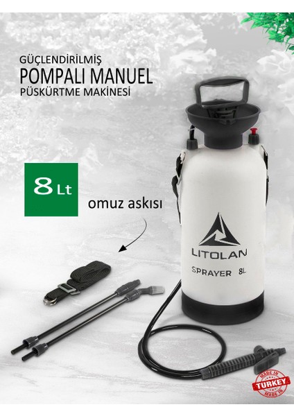 5 Lt. Manuel Püskürtücü, Zirai Ilaçlama, Sulama Pompası